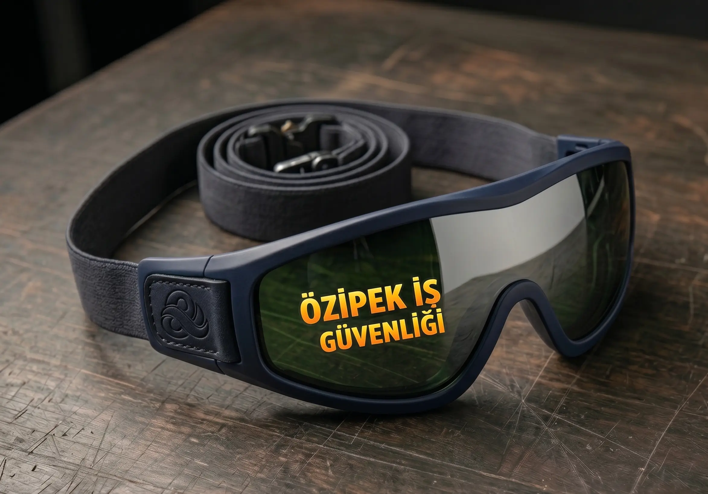 Profesyonel koruyucu kaynak gözlüğü modeli.
